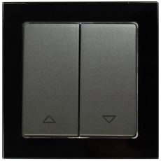 SHUTTER DOUBLE SWITCH WITH UP/...