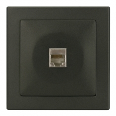 TABLET 网络插座 RJ45-豪华灰色-收缩+白色展示盒装