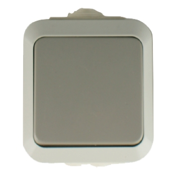 IP54 Single Push Button Switch-Grey- MaskA