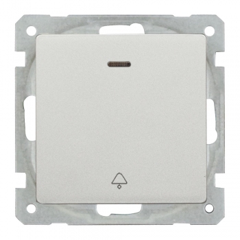 Doorbell Switch with light-Silver-Face