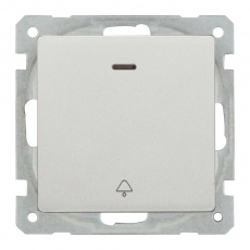 Doorbell Switch with light-Silver-Face