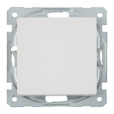 Face Single Switch*2pcs + Shucko socket*4pcs-White