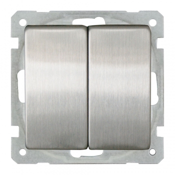 Lux Metal Double Switch 6pcs per kit