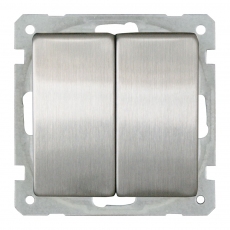 Lux Metal Double Switch 6pcs per kit