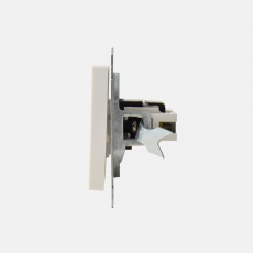 Face RJ45 socket without frame-White