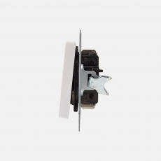 System 55 Face Single Switch without frame-White