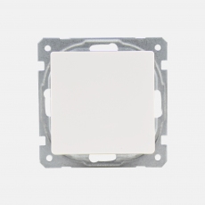 System 55 Face Single Switch without frame-White