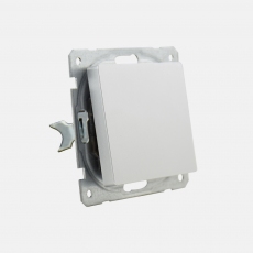 System 55 Face Single Switch without frame-Silver
