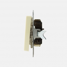 System 55 Face Single Switch without frame-ivory