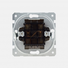 System 55 Face Double Switch without frame-White