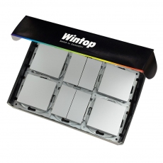 55 System Face Single Two-way Switch without frame-silver 4pcs+2pcs double switch