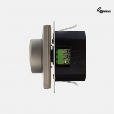 Lux Metal RC+LED dimmer-without frame-Stainsless steel+knob