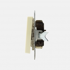 Face Doorbell Switch with light-without frame-silver