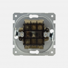 Face Doorbell Switch with light-without frame-silver