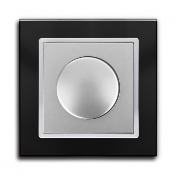 55FT - Fortune Dimmer Switch with Black Glass Frame,55 panel