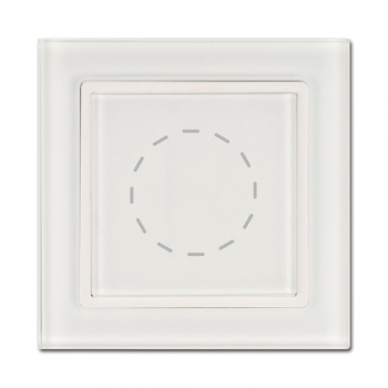 Fortune Glass Dimmer Switch,White