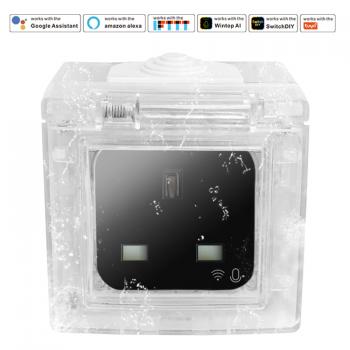 丰度AI 智能WiFi英式兼容谷歌亚马逊天猫精灵音箱防水插座