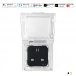 丰度AI 智能WiFi英式兼容谷歌亚马逊天猫精灵音箱防水插座