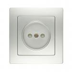 55FC 单位荷式插座银色