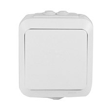 IP54 Single Switch-White- MaskA