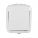 IP54 Single Switch-White- MaskA