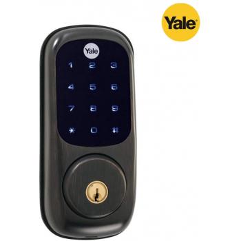 Yale Smart real Living Key Door Lock,  Phone App Remote Control,Touchscreen, User password, Z-Wave Key Lock in Oil bronze
