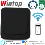 63AP APOLLO灰色WIFI智能开关，支持手机远程遥控，语音控制