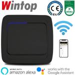 63V VENUS系列豪华灰色WIFI智能开关，支持手机远程遥控，语音控制