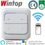 63AP APOLLO白色WIFI智能场景开关，手机远程遥控，语音控制