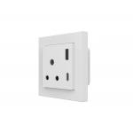 1297F-4-S100 FACE  South Africa socket with  TYPE A+C