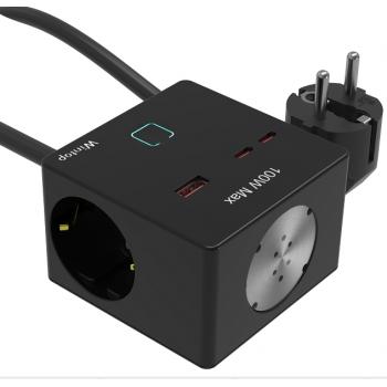 Socket3 2 SK+USB A+2C100 gray