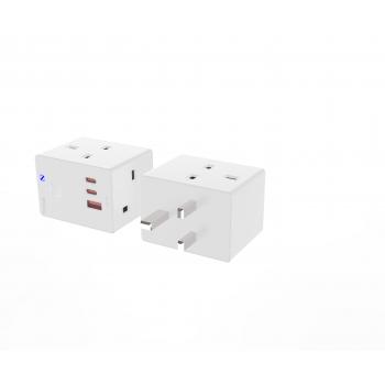 gPlug3 ZigBee 3 BS+USB A+2C white