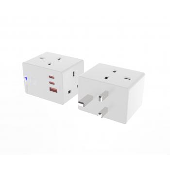 bPlug3 BT BS+USB A+2C white