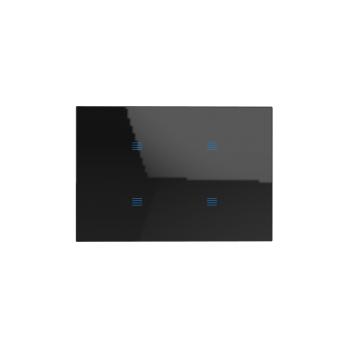 116 Bluetooth Touch Remote Four Switch Module Black Glass