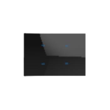116 wifi Touch Remote Four Switch Module Black Glass