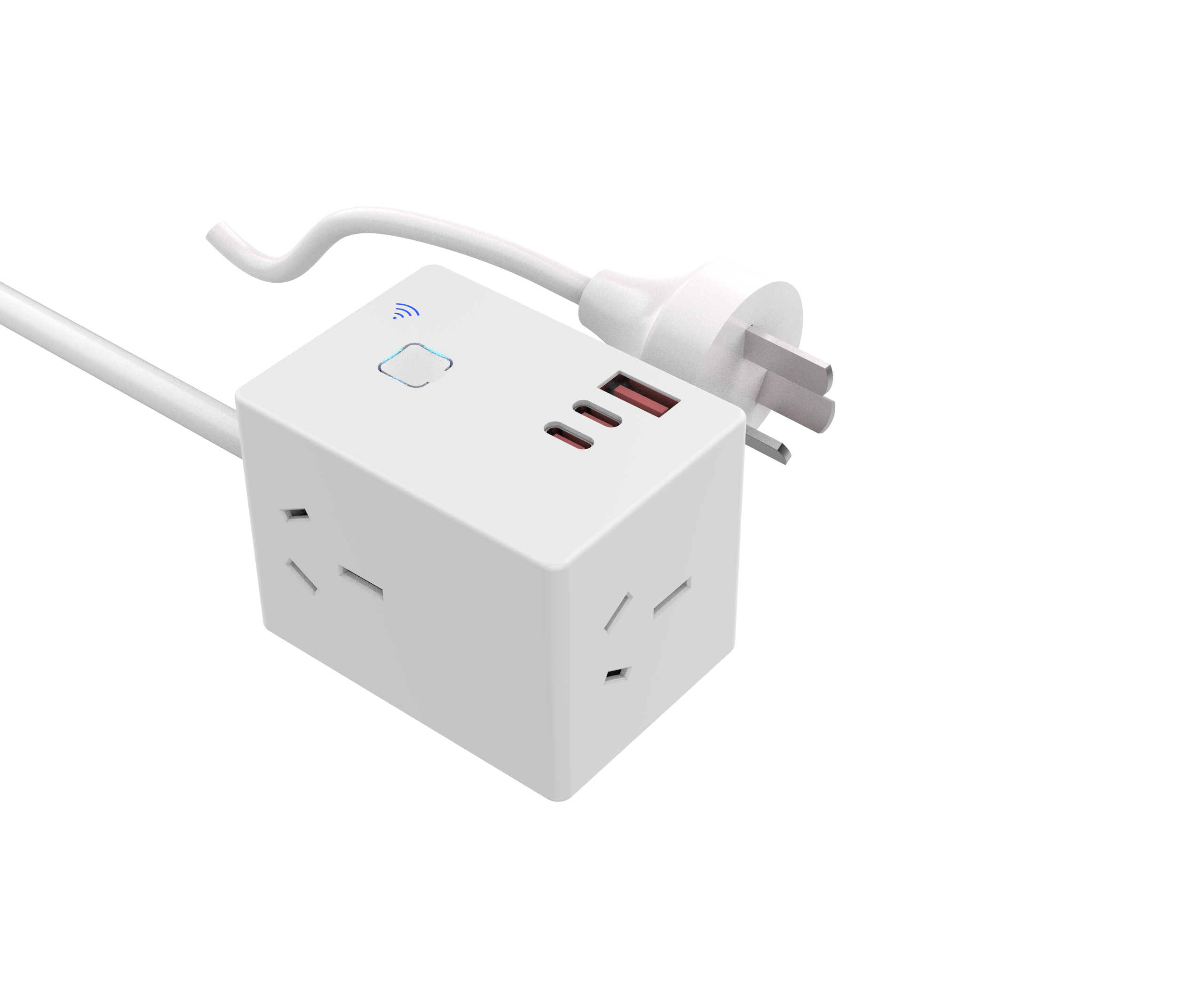 Socket3 3 AU+USB A+2C white