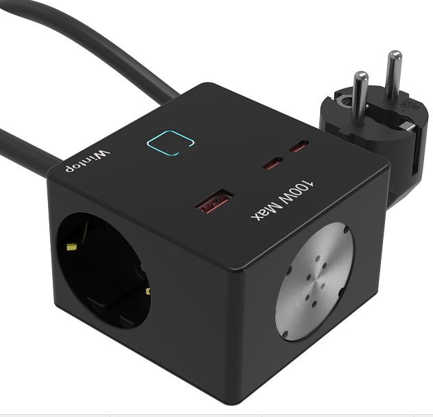 Socket3 2 SK+USB A+2C100 gray