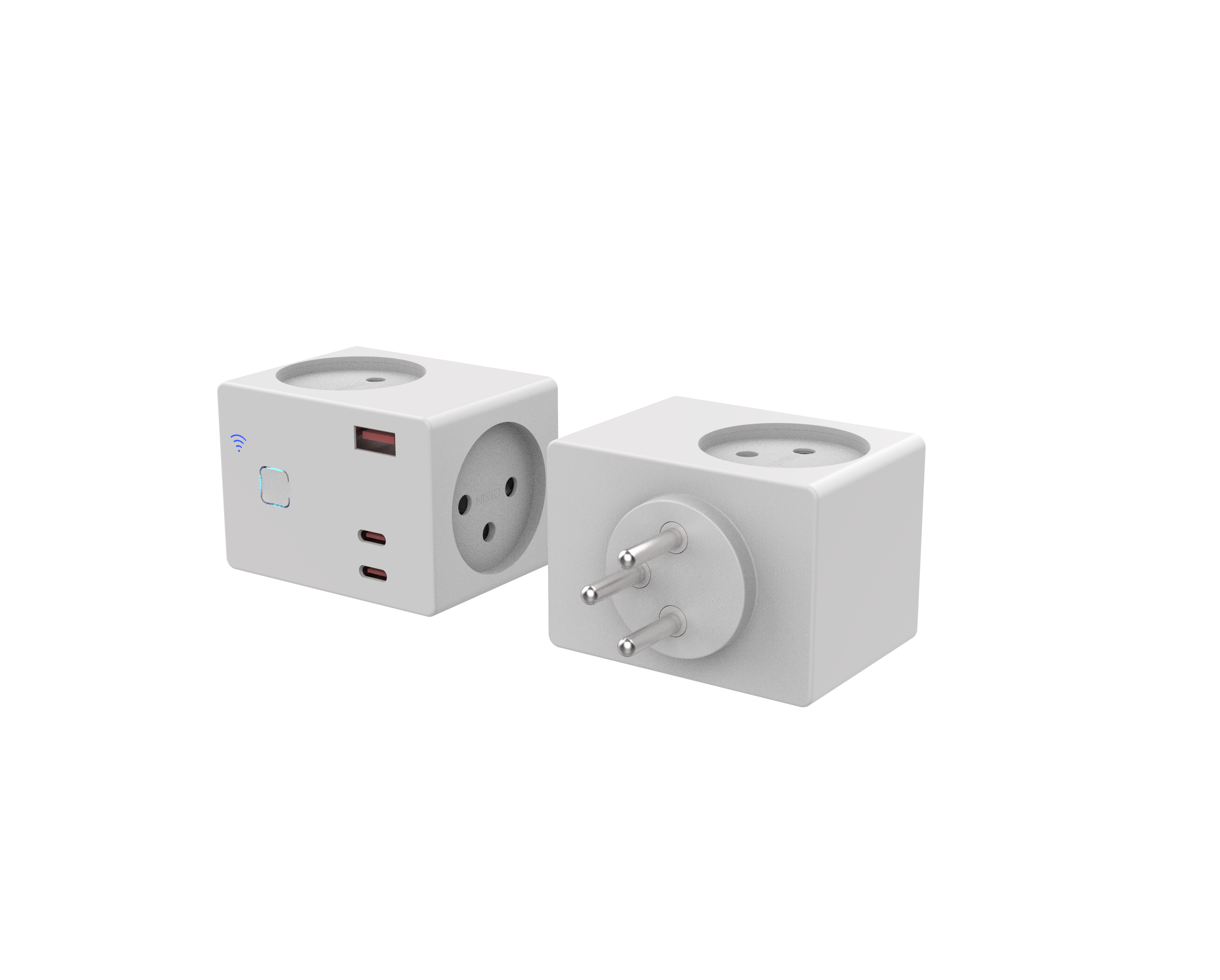 ePlug3 Wifi 3 IL+USB A+2C white