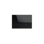 116 Bluetooth Touch Remote Double Shutter Switch Module Black Glass