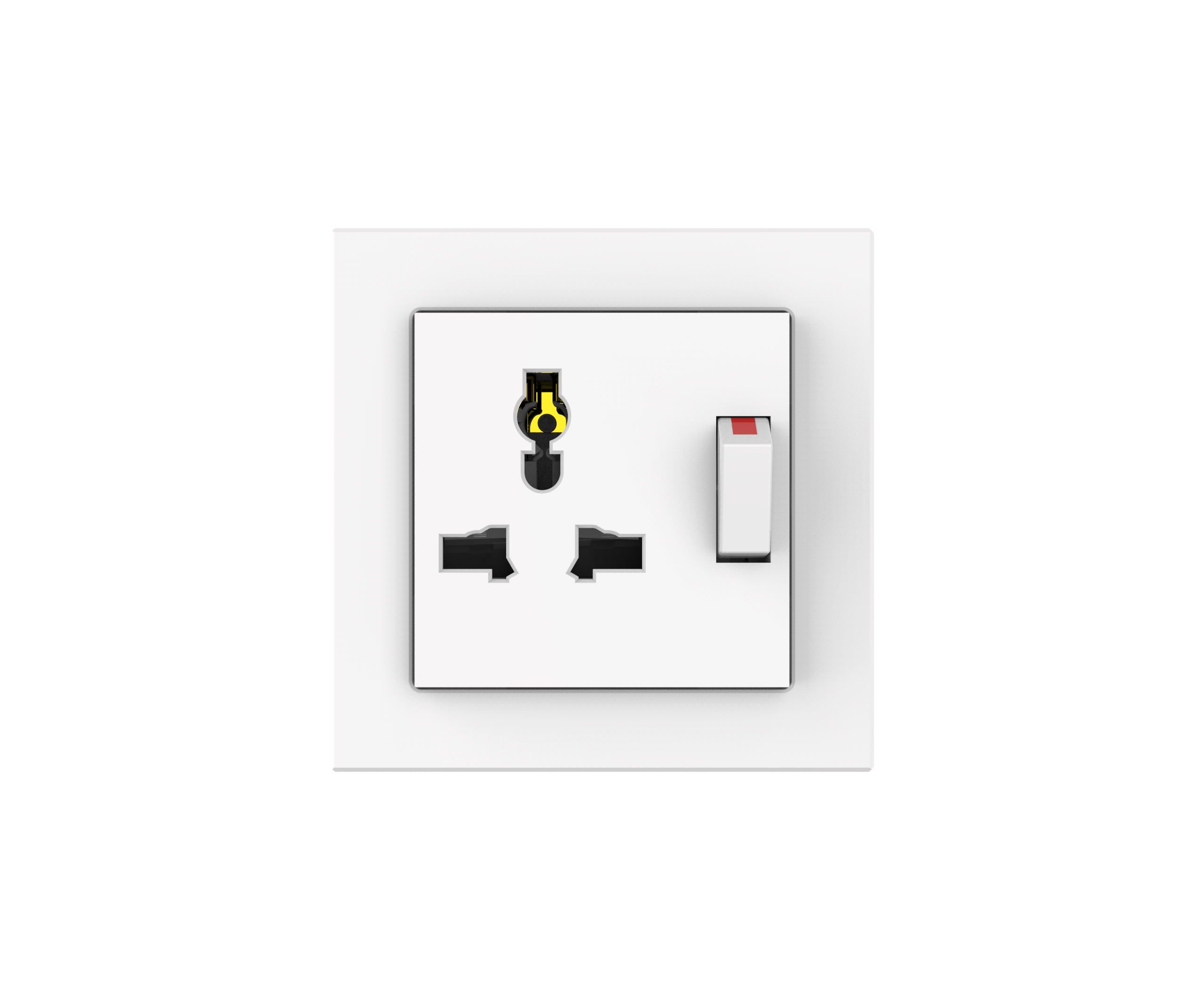 DP switched universal socket outlet 