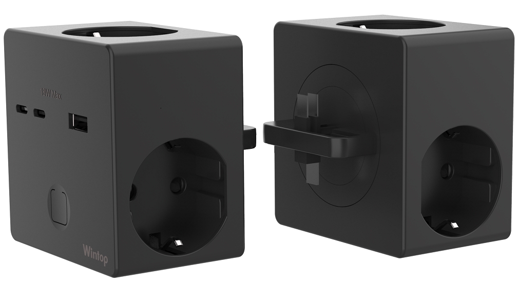 Track3SK+USB A+2C Black