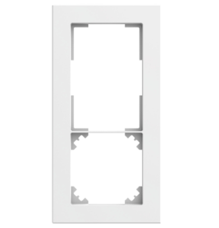 55FCS 2 gang double frame for socket Nordic Version