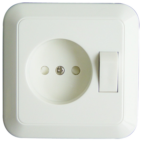 63G Golf Combination Dutch Power Socket with Single Two-way Switch