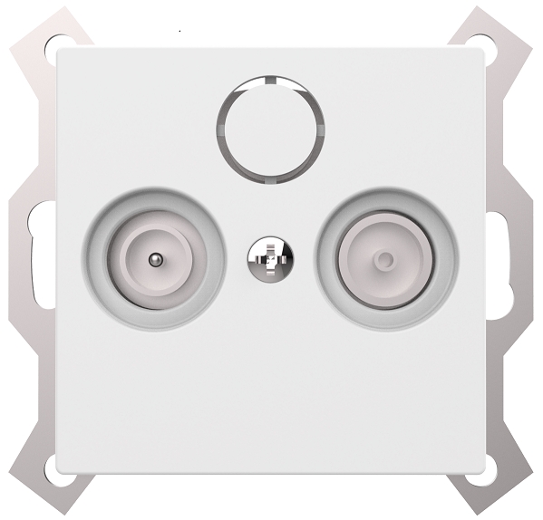 55FCS Antenna socket Radio/TV without frame Nordic Version