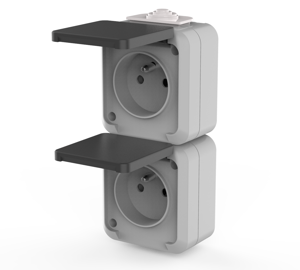 IP54 Waterproof Double French socket