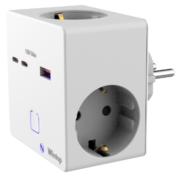 gPlug3 ZigBee 3 SK+USB A+2C white