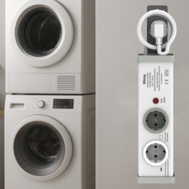 Wash Dry Master Slave Power Distributor Socket for Laundry Kitchen of Old Building