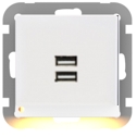 USB Socket with light