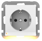 Schuko Socket with light